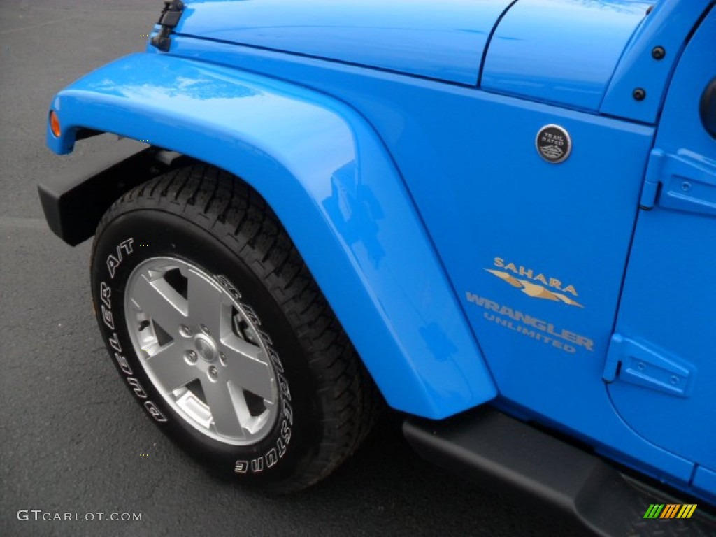 Cosmos Blue 2012 Jeep Wrangler Unlimited Sahara 4x4 Exterior Photo #57479752