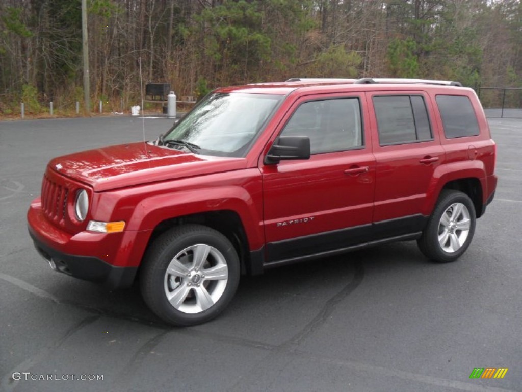 Deep Cherry Red Crystal Pearl Jeep Patriot