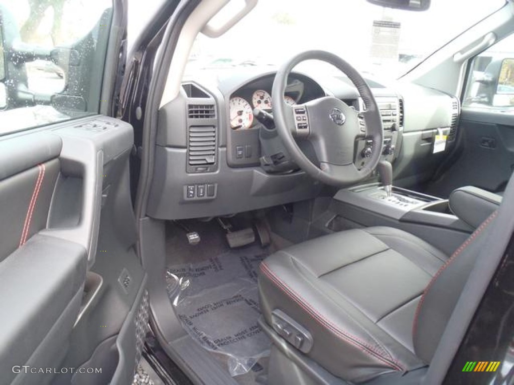 Pro 4X Charcoal Interior 2012 Nissan Titan Pro-4X King Cab 4x4 Photo #57480118