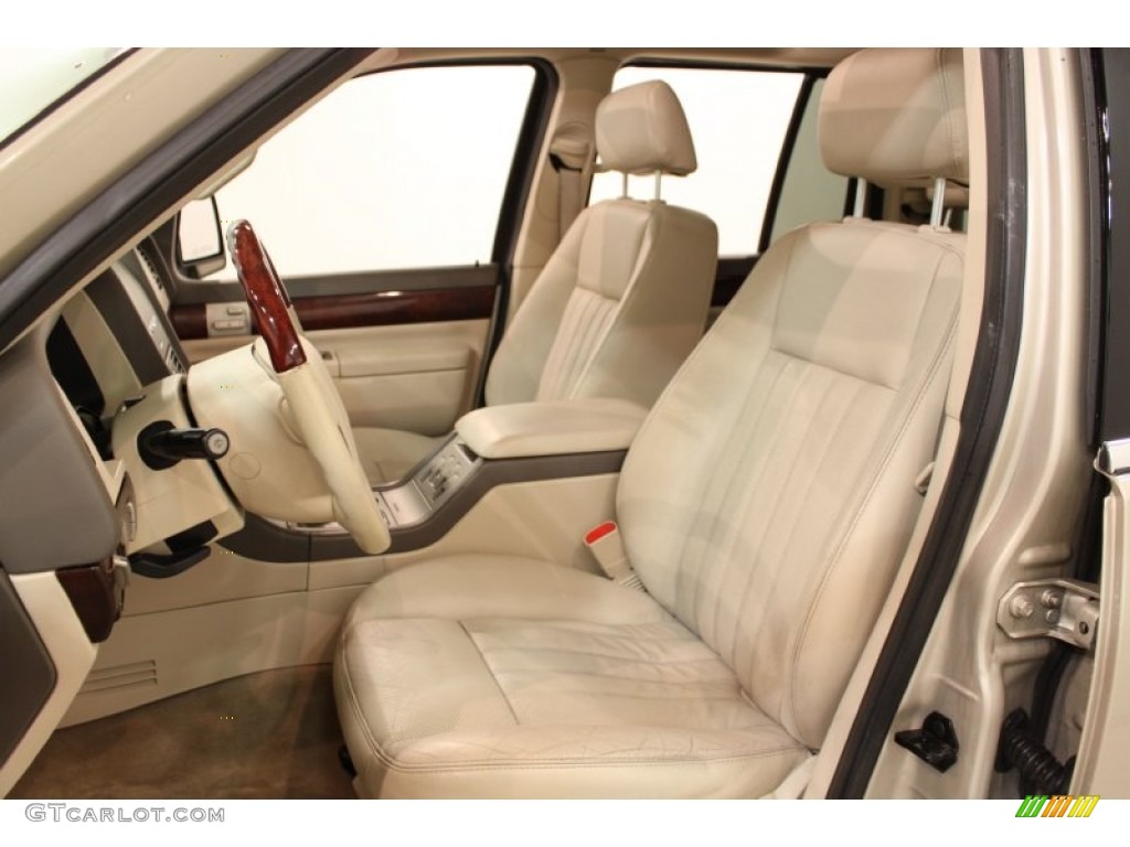 Light Parchment Interior 2004 Lincoln Aviator Luxury AWD Photo #57480601