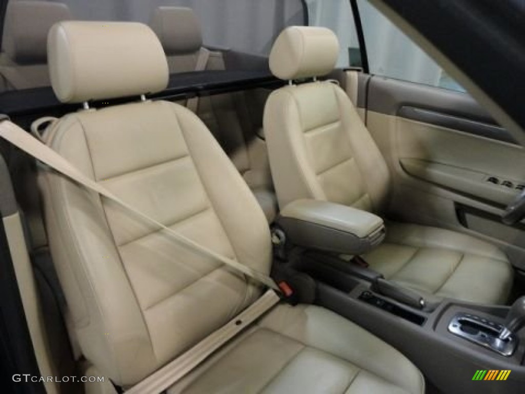 Beige Interior 2005 Audi A4 3.0 quattro Cabriolet Photo #57480919