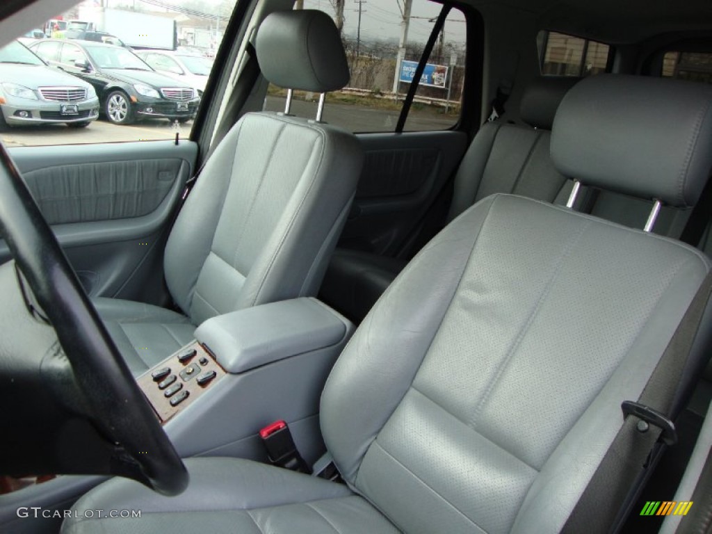 2000 ML 320 4Matic - Azure Blue Metallic / Ash photo #9