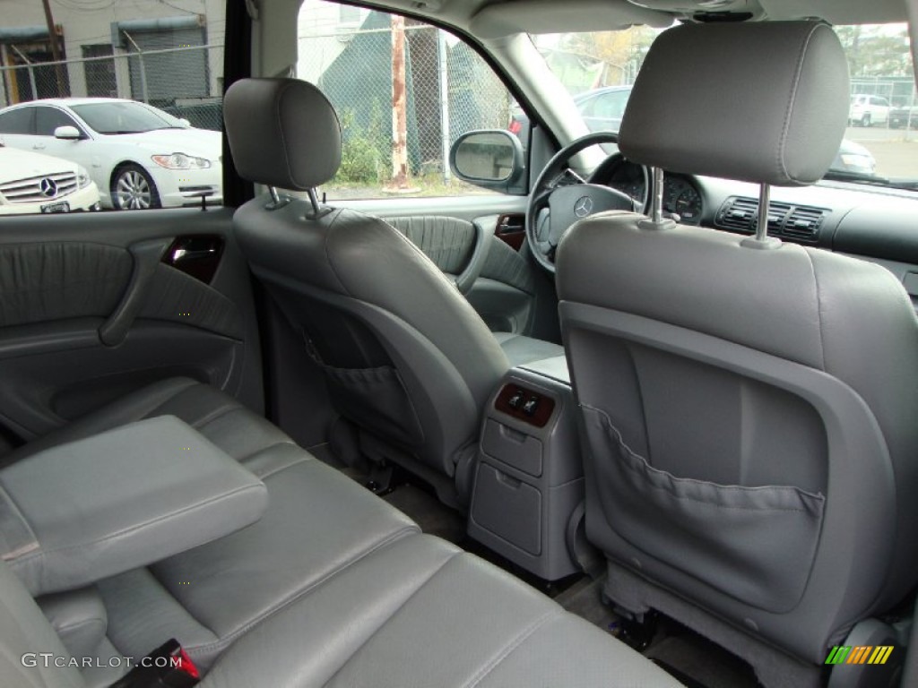 2000 ML 320 4Matic - Azure Blue Metallic / Ash photo #12