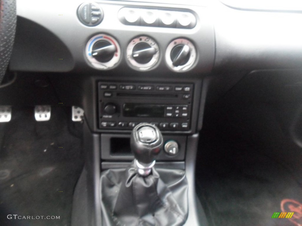 2002 Cougar V6 Coupe - Black / Midnight Black/Red photo #15