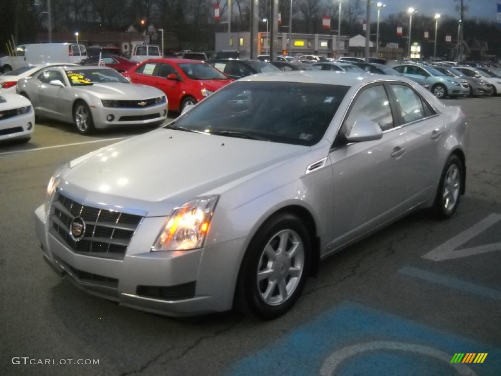 2009 CTS 4 AWD Sedan - Radiant Silver / Ebony photo #7