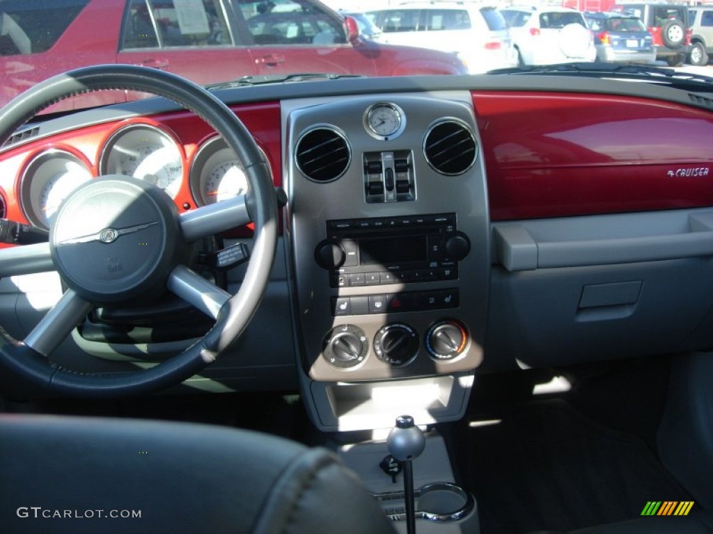 2008 Chrysler PT Cruiser Limited Turbo Pastel Slate Gray Dashboard Photo #57483166
