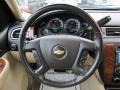 2008 Chevrolet Tahoe Light Cashmere/Ebony Interior Steering Wheel Photo