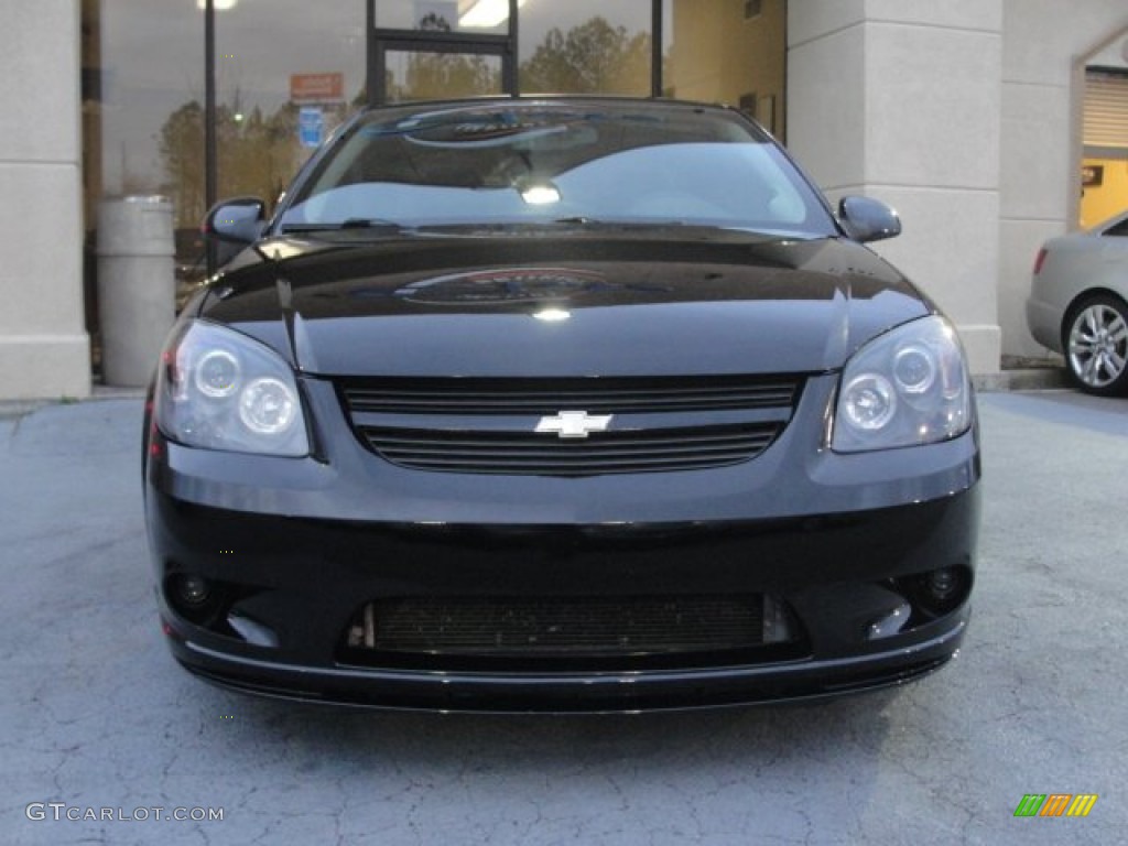 2007 Cobalt SS Supercharged Coupe - Black / Ebony photo #5