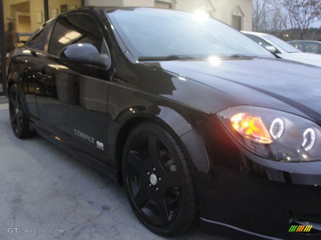 2007 Cobalt SS Supercharged Coupe - Black / Ebony photo #9