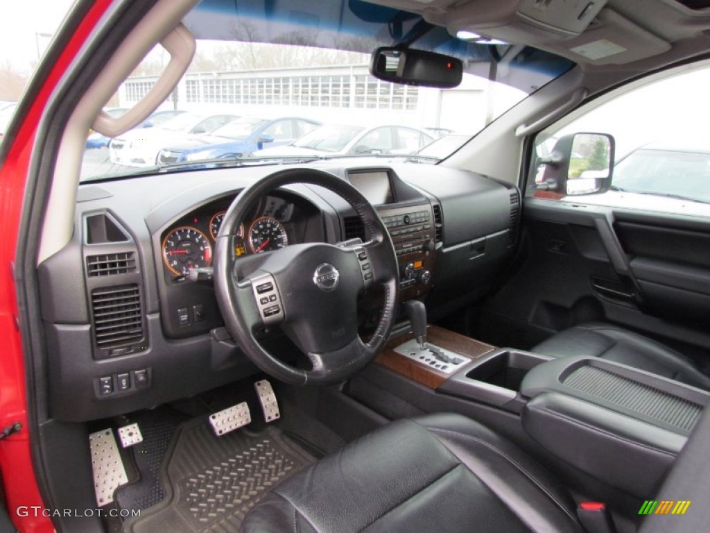 2008 Nissan Titan LE Crew Cab 4x4 Interior Color Photos