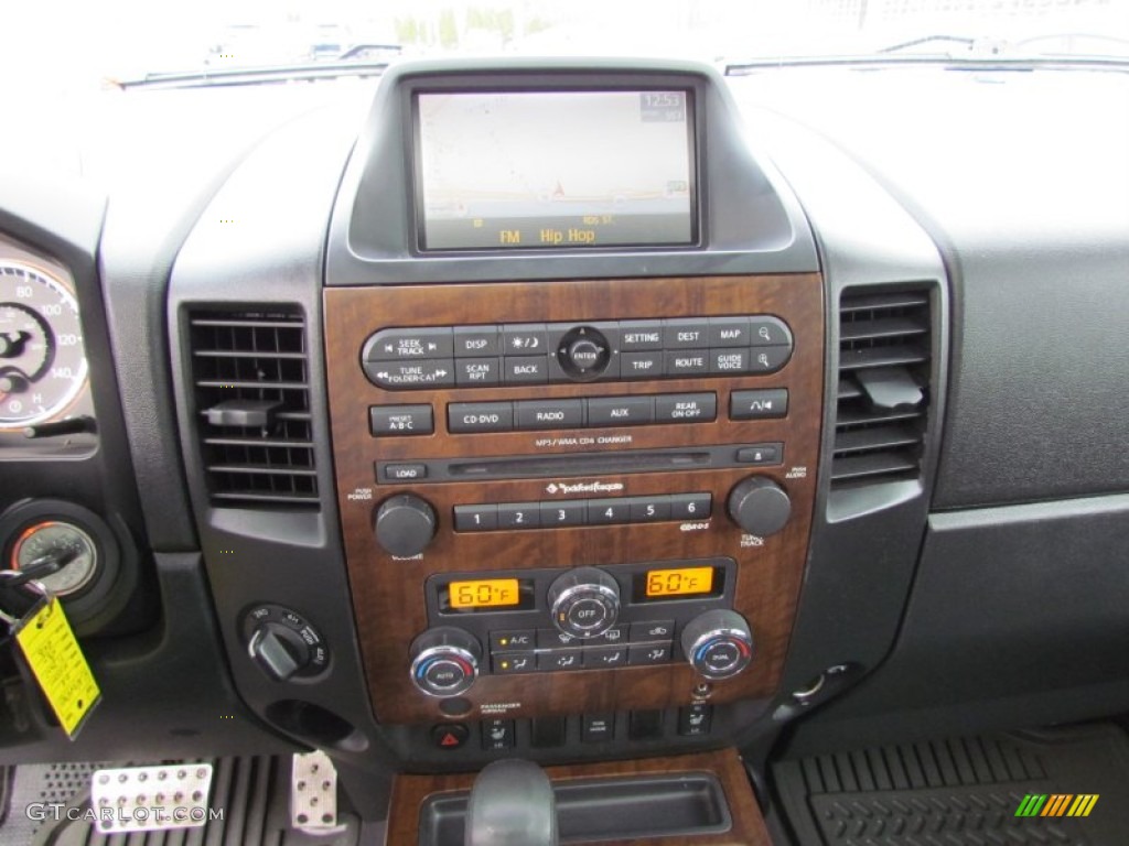 2008 Nissan Titan LE Crew Cab 4x4 Controls Photo #57485770