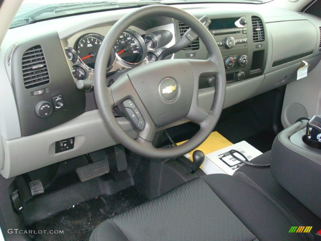 2012 Chevrolet Silverado 2500HD LS Regular Cab 4x4 Plow Truck Dark Titanium Dashboard Photo #57487108