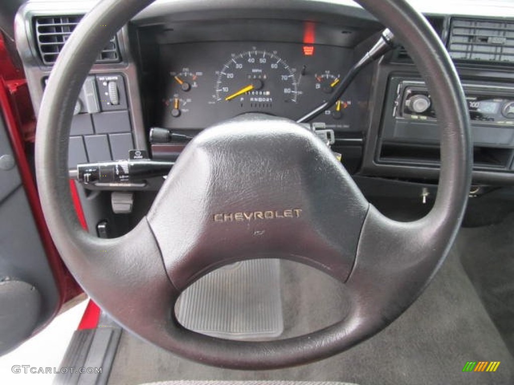 1994 Chevrolet S10 LS Regular Cab Gray Steering Wheel Photo #57487554