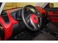 Red/Black Sport Cloth 2010 Kia Soul Sport Interior Color