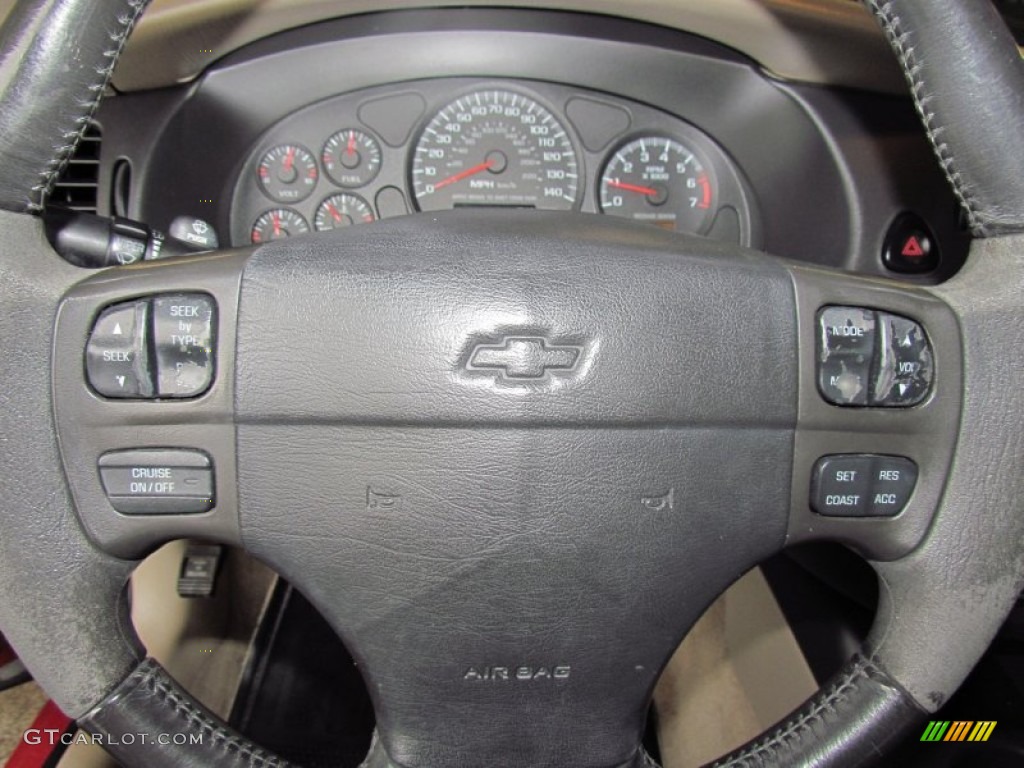 2003 Chevrolet Monte Carlo SS Neutral Beige Steering Wheel Photo #57488602
