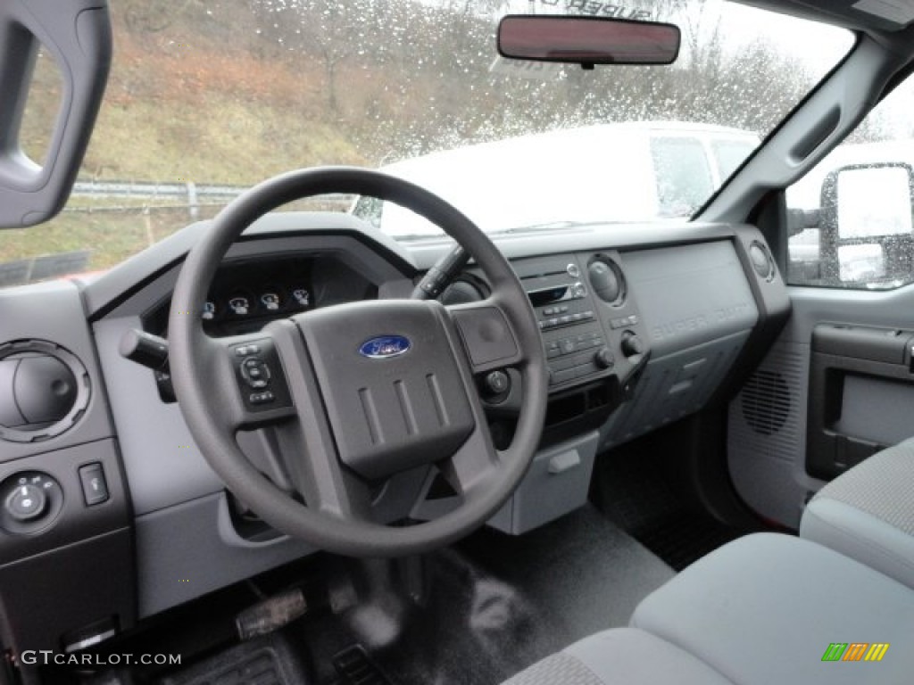 2012 Ford F250 Super Duty XL Regular Cab 4x4 Steel Dashboard Photo #57489490