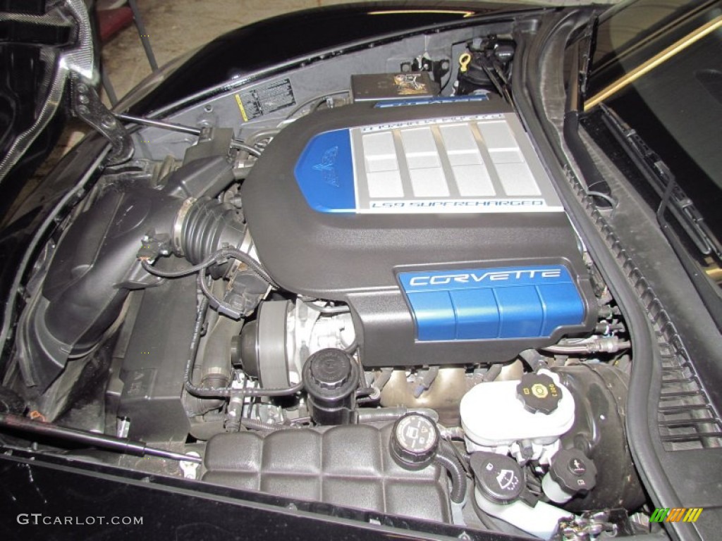 2010 Chevrolet Corvette ZR1 6.2 Liter Supercharged OHV 16-Valve LS9 V8 Engine Photo #57489535