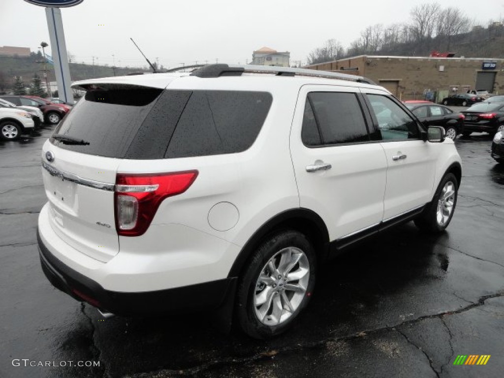 2012 Explorer Limited 4WD - White Platinum Tri-Coat / Charcoal Black/Pecan photo #2