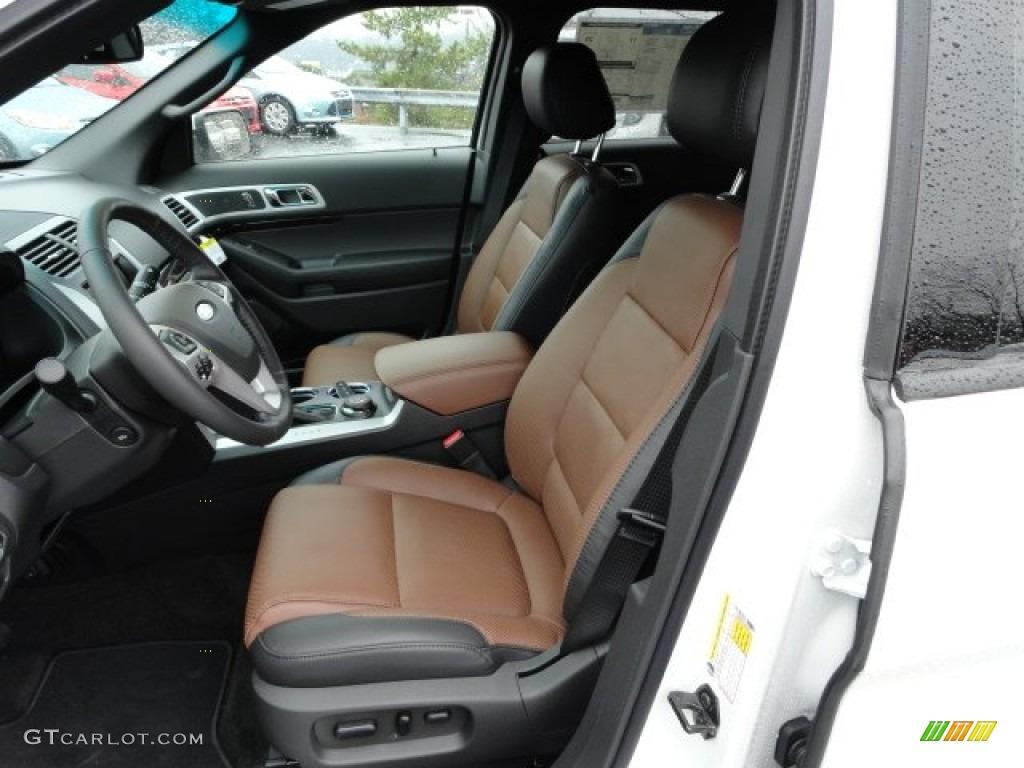 2012 Explorer Limited 4WD - White Platinum Tri-Coat / Charcoal Black/Pecan photo #8