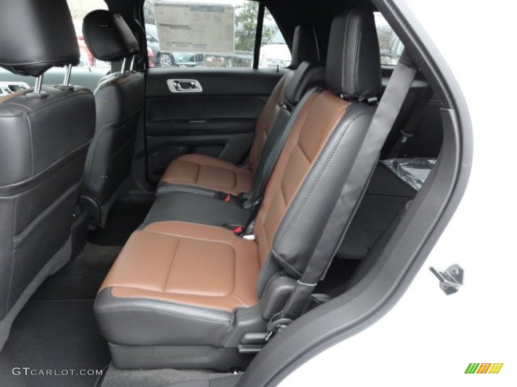 2012 Explorer Limited 4WD - White Platinum Tri-Coat / Charcoal Black/Pecan photo #9