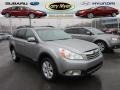 2011 Steel Silver Metallic Subaru Outback 2.5i Premium Wagon  photo #1