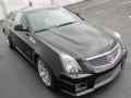 2012 Black Diamond Tricoat Cadillac CTS -V Coupe  photo #3