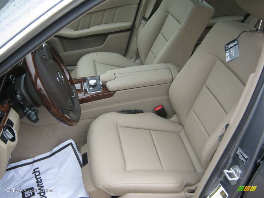 Almond/Mocha Interior 2012 Mercedes-Benz E 350 BlueTEC Sedan Photo #57493964