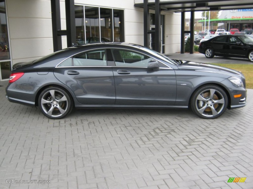 Indium Grey Metallic 2012 Mercedes-Benz CLS 550 Coupe Exterior Photo #57494941