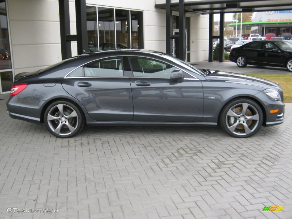 2012 CLS 550 Coupe - Indium Grey Metallic / Ash/Black photo #6