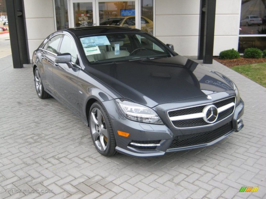 Indium Grey Metallic 2012 Mercedes-Benz CLS 550 Coupe Exterior Photo #57494956