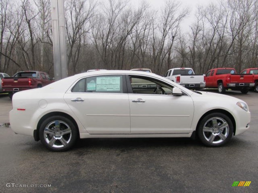 White Diamond Tricoat 2012 Chevrolet Malibu LT Exterior Photo #57495274