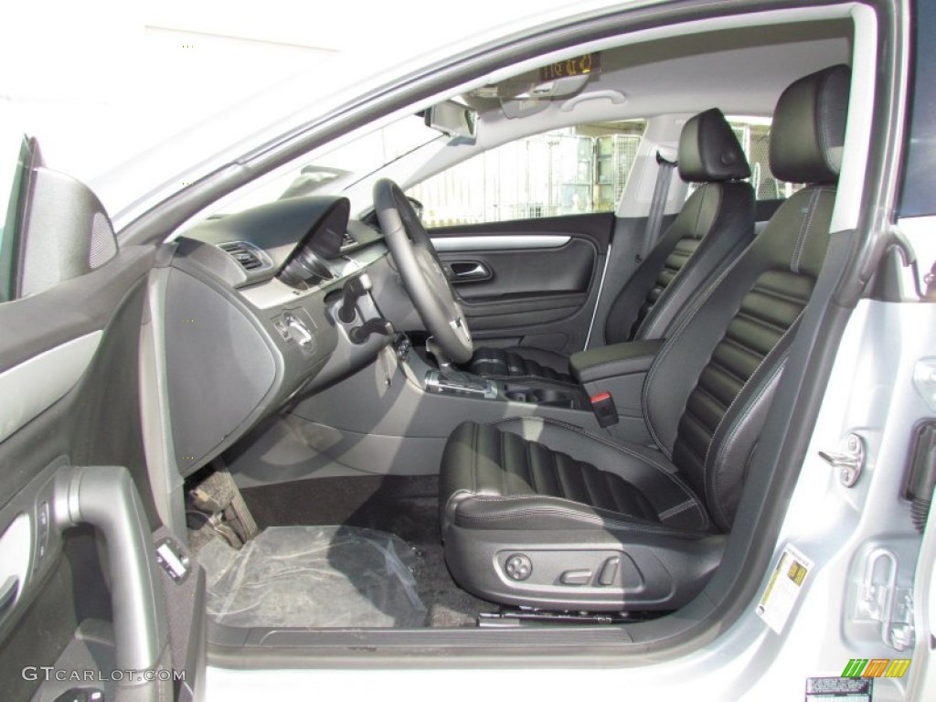 Black Interior 2012 Volkswagen CC Sport Photo #57495502