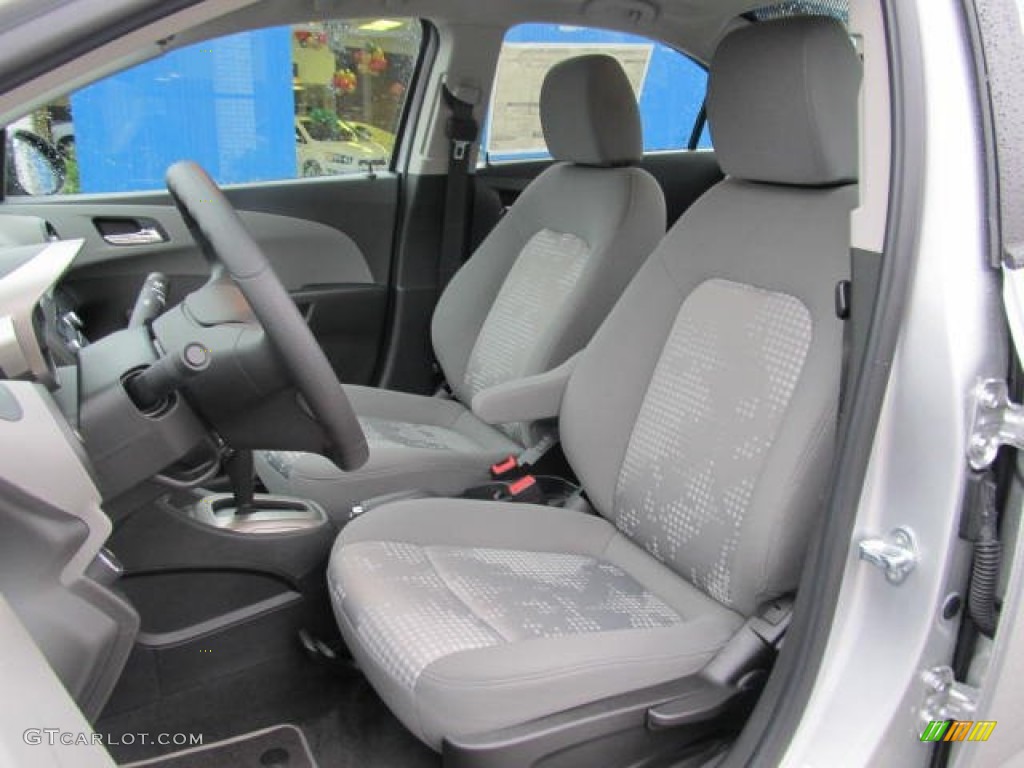 Jet Black/Dark Titanium Interior 2012 Chevrolet Sonic LS Sedan Photo #57495707