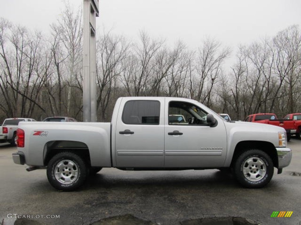 2012 Silverado 1500 LT Crew Cab 4x4 - Silver Ice Metallic / Ebony photo #4