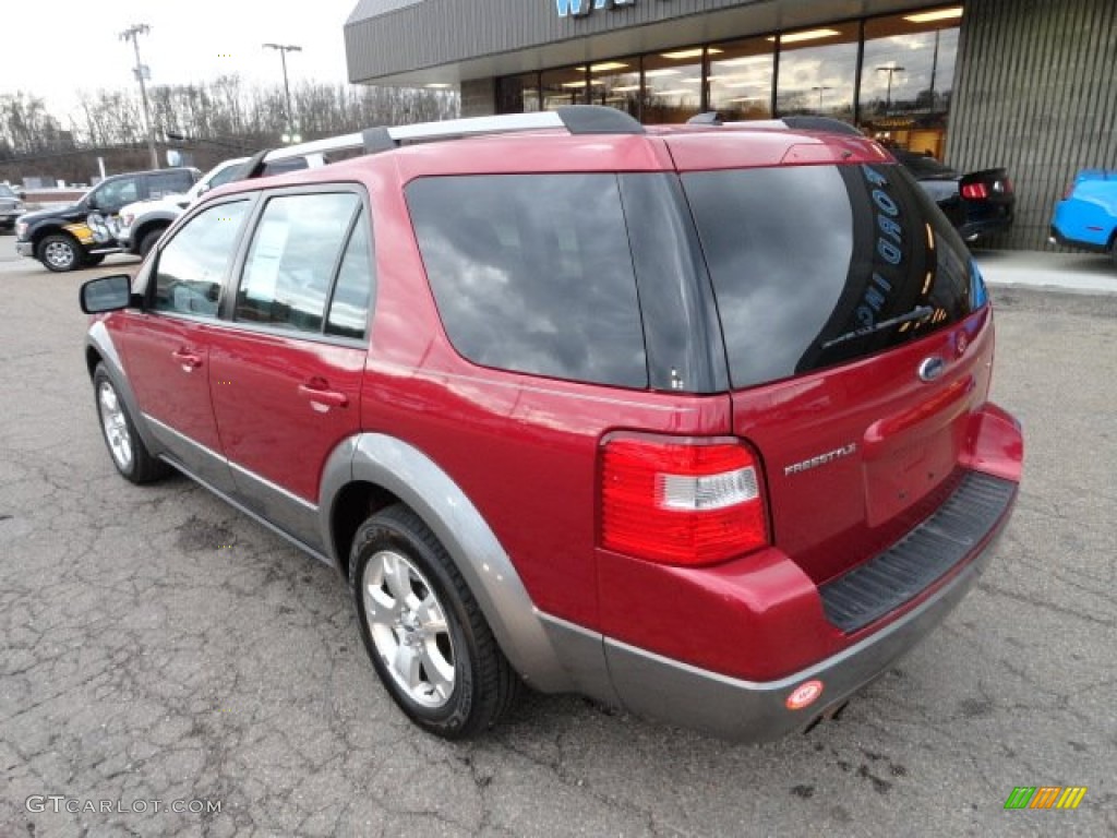 Red Fire Metallic 2007 Ford Freestyle SEL Exterior Photo #57496495