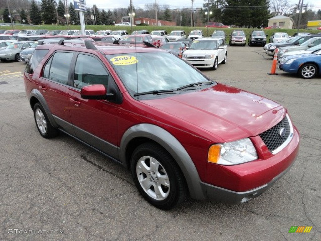Red Fire Metallic 2007 Ford Freestyle SEL Exterior Photo #57496524