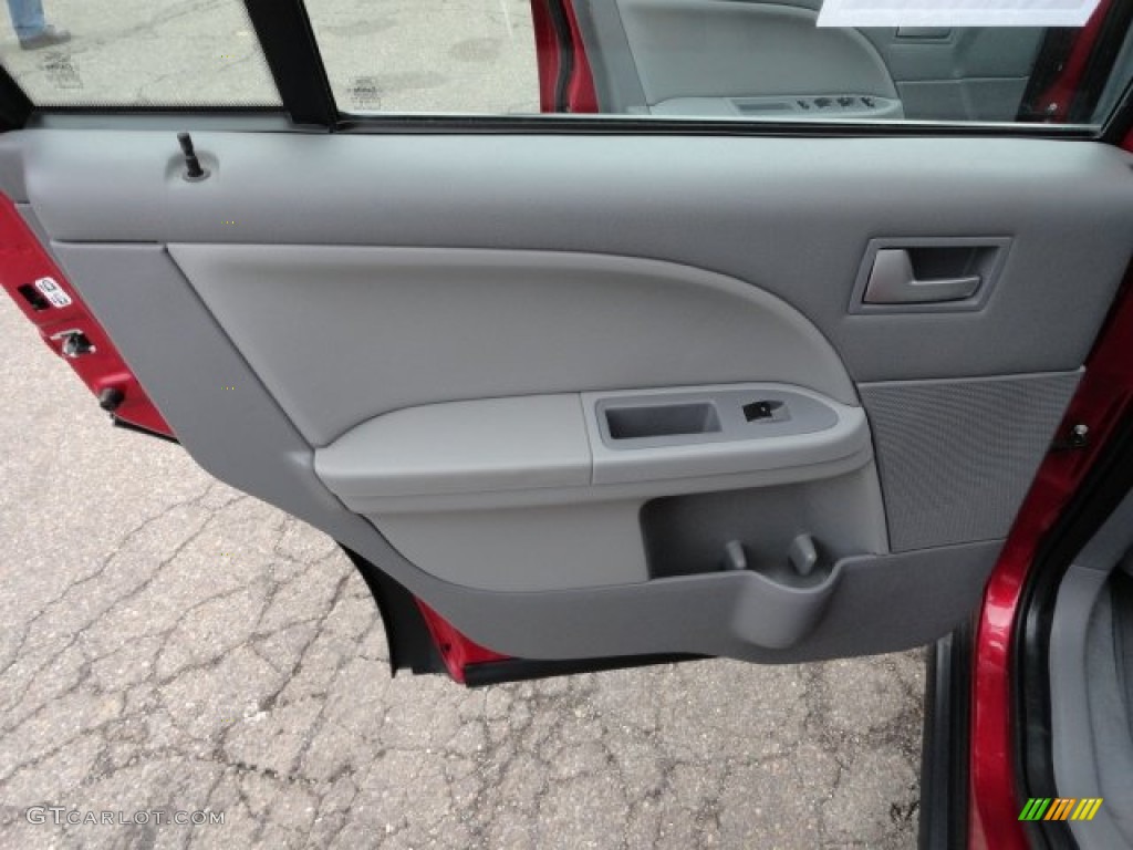 2007 Freestyle SEL - Red Fire Metallic / Shale Grey photo #14