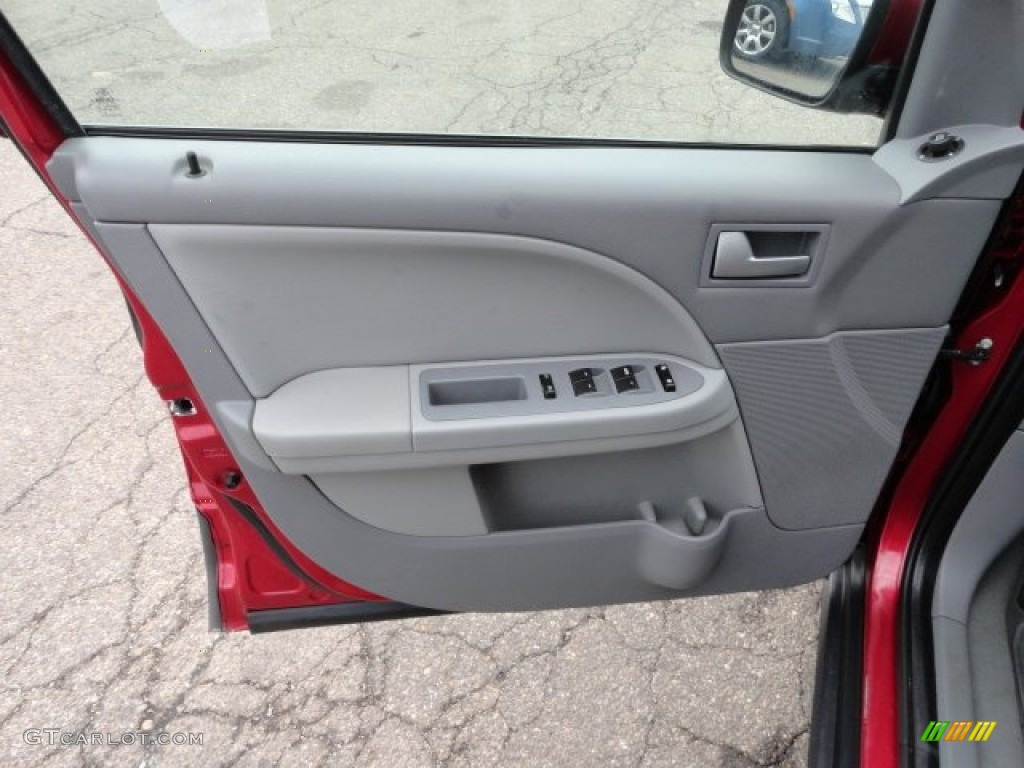 2007 Freestyle SEL - Red Fire Metallic / Shale Grey photo #15