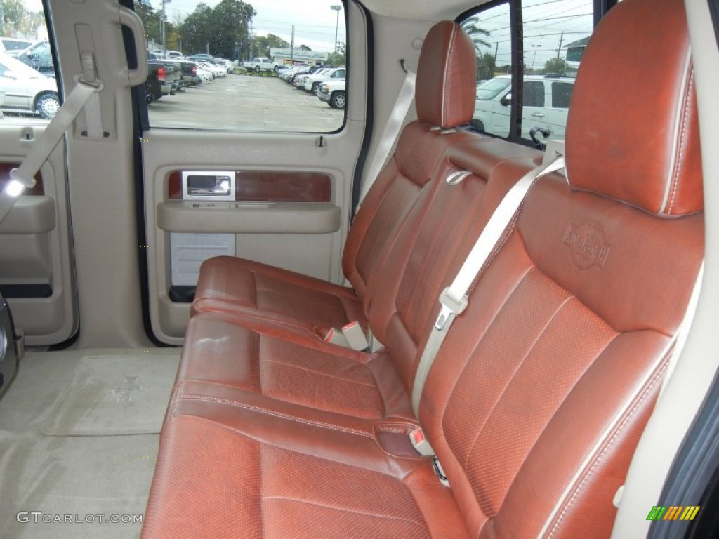 2010 F150 King Ranch SuperCrew - Tuxedo Black / Chapparal Leather photo #11