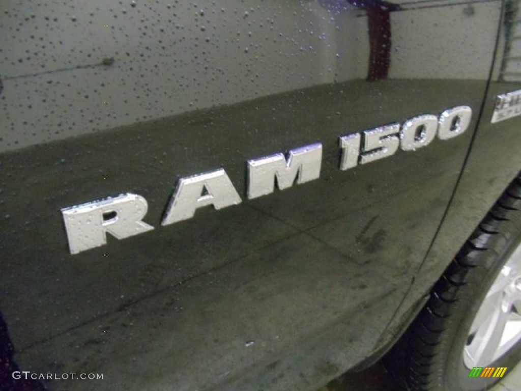 2012 Ram 1500 Big Horn Crew Cab 4x4 - Black / Dark Slate Gray/Medium Graystone photo #29