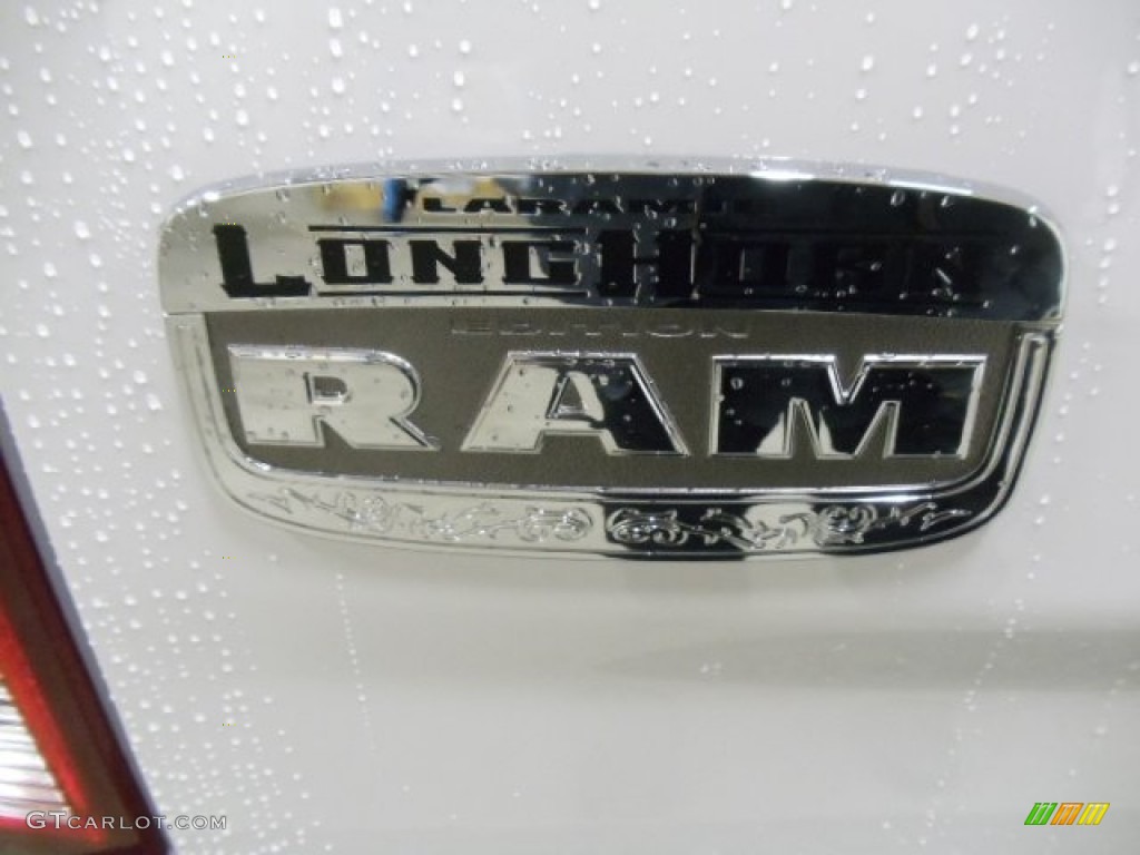 2012 Ram 1500 Laramie Longhorn Crew Cab 4x4 - Bright White / Light Pebble Beige/Bark Brown photo #31