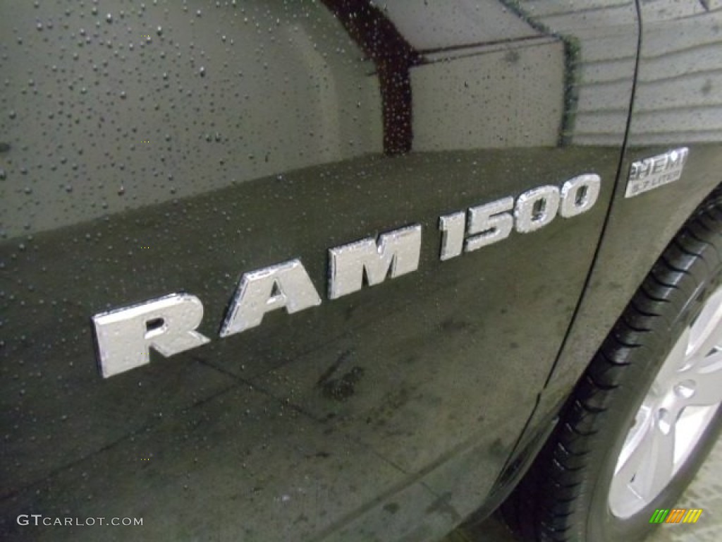 2012 Ram 1500 Express Regular Cab 4x4 - Black / Dark Slate Gray/Medium Graystone photo #22