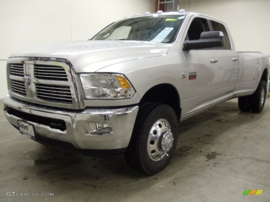 2012 Ram 3500 HD Big Horn Crew Cab 4x4 Dually - Bright Silver Metallic / Dark Slate/Medium Graystone photo #1