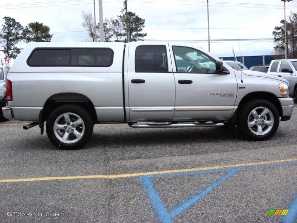 2006 Ram 1500 Big Horn Edition Quad Cab 4x4 - Bright Silver Metallic / Medium Slate Gray photo #6