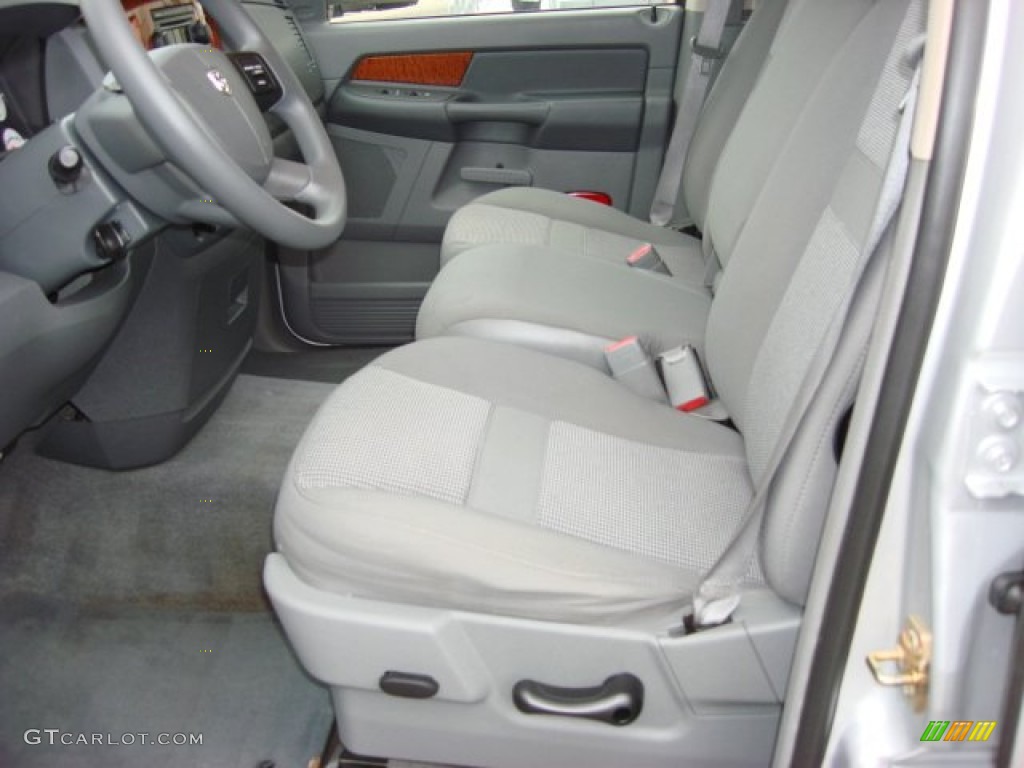 2006 Ram 1500 Big Horn Edition Quad Cab 4x4 - Bright Silver Metallic / Medium Slate Gray photo #9