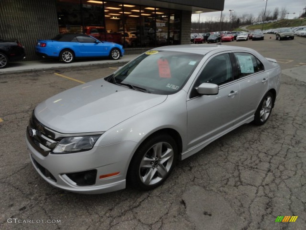 2011 Fusion Sport - Ingot Silver Metallic / Sport Black/Charcoal Black photo #8