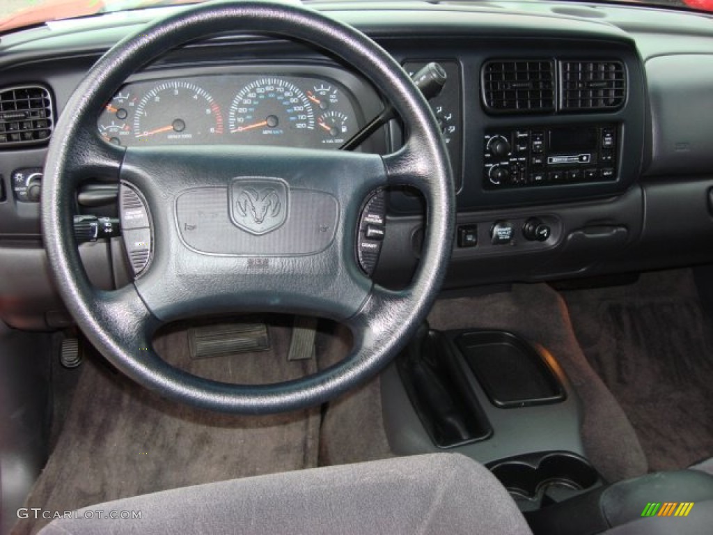 1998 Dodge Durango SLT 4x4 Gray Steering Wheel Photo #57499291