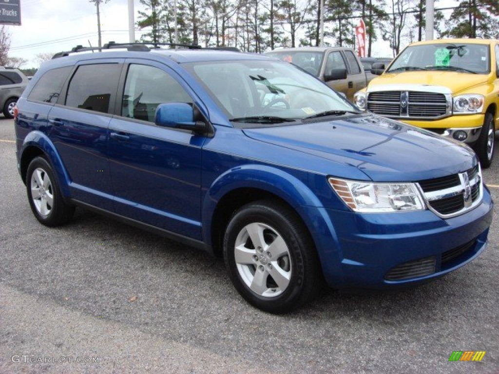 Deep Water Blue Pearl 2009 Dodge Journey SXT Exterior Photo #57499475