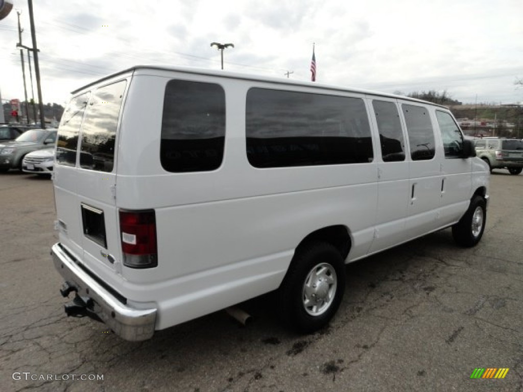 Oxford White 2011 Ford E Series Van E350 XLT Extended Passenger Exterior Photo #57499738