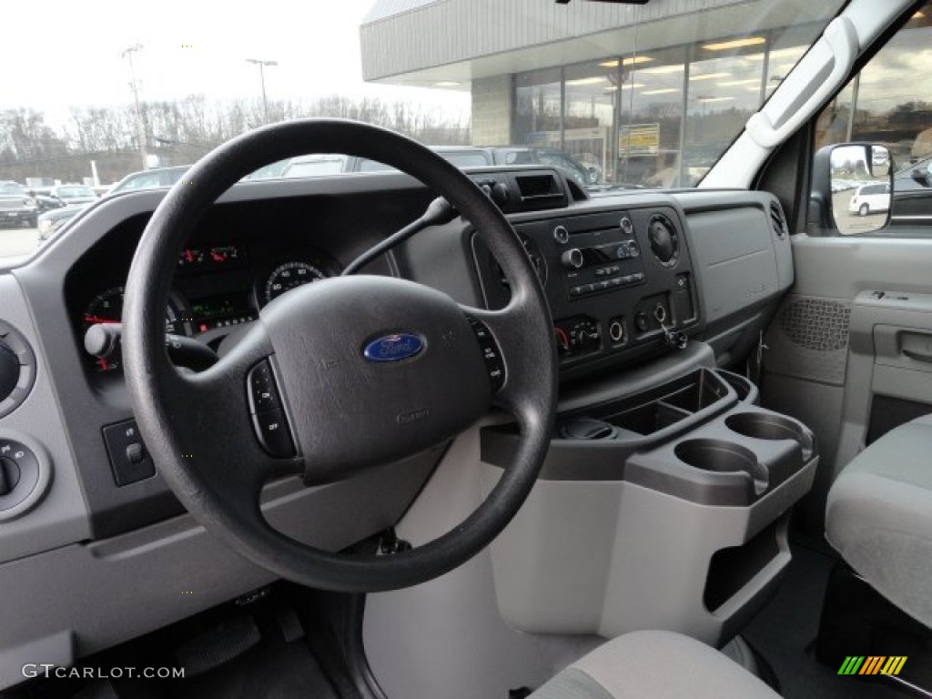 2011 Ford E Series Van E350 XLT Extended Passenger Medium Flint Dashboard Photo #57499799